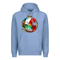 Colony Blue christmas  volleyball Premium Hoodie - Zillion Design Studio