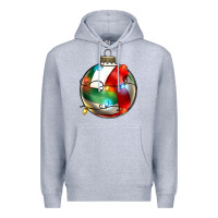Heather Grey christmas  volleyball Premium Hoodie - Zillion Design Studio