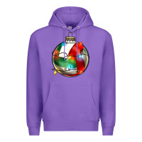 Purple christmas  volleyball Premium Hoodie - Zillion Design Studio
