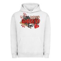 Pigment Lunar Rock little sister biggest fan baseball Urban Hoodie - Zillion Design Studio