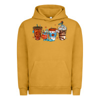 Pigment Peanut Butter basketball coffee cups Urban Hoodie - texasbilliewilder