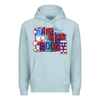 Red White Boozy Billie Wilder Premium Hoodie | Teevron