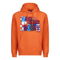 Carrot red white boozy billie wilder Premium Hoodie - texasbilliewilder