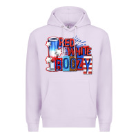 Lilac red white boozy billie wilder Premium Hoodie - texasbilliewilder