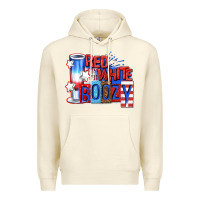 Sandshell red white boozy billie wilder Premium Hoodie - texasbilliewilder