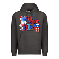 Smoke red white boozy billie wilder Premium Hoodie - texasbilliewilder
