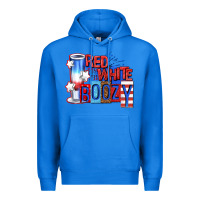 True Royal red white boozy billie wilder Premium Hoodie - texasbilliewilder