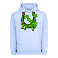 Pigment Grape Ice Lucky shamrock horseshoe Urban Hoodie - RanaPortraitStore
