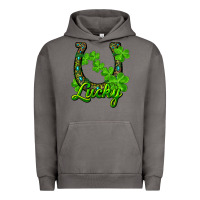 Pigment Tornado Lucky shamrock horseshoe Urban Hoodie - RanaPortraitStore