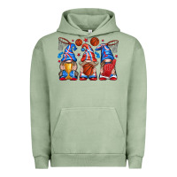 Pigment Oil Green basketball gnome Urban Hoodie - texasbilliewilder
