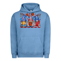 Pigment Pebble Blue basketball gnome Urban Hoodie - texasbilliewilder