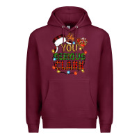 Burgundy you serious clark Premium Hoodie - Zillion Design Studio