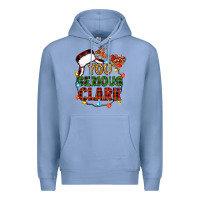 Colony Blue you serious clark Premium Hoodie - Zillion Design Studio