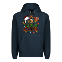 Navy you serious clark Premium Hoodie - Zillion Design Studio