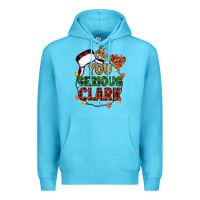 Ocean Blue you serious clark Premium Hoodie - Zillion Design Studio