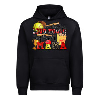 Black somebody's loud mouth softball mama Urban Hoodie - Zillion Design Studio