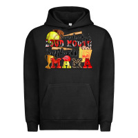 Pigment Black somebody's loud mouth softball mama Urban Hoodie - Zillion Design Studio