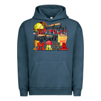Pigment Midnight Navy somebody's loud mouth softball mama Urban Hoodie - Zillion Design Studio