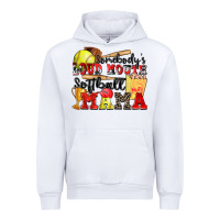 White somebody's loud mouth softball mama Urban Hoodie - Zillion Design Studio
