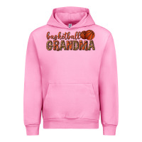 Fuchsia Pink basketball grandma with leopard Urban Hoodie - texasbilliewilder