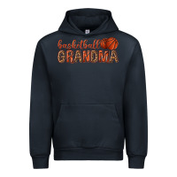 Navy basketball grandma with leopard Urban Hoodie - texasbilliewilder