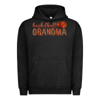 Pigment Black basketball grandma with leopard Urban Hoodie - texasbilliewilder