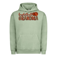 Pigment Oil Green basketball grandma with leopard Urban Hoodie - texasbilliewilder