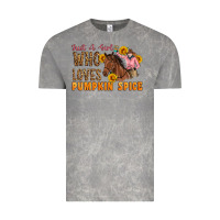 Cloud Rock Just A Girl Who Loves Pumpkin Spice Cowgirl Vintage Tee - Artiststas