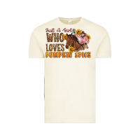 Vintage Arctic Just A Girl Who Loves Pumpkin Spice Cowgirl Vintage Tee - Artiststas