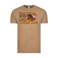 Vintage Coffee Just A Girl Who Loves Pumpkin Spice Cowgirl Vintage Tee - Artiststas