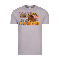 Vintage Zinc Just A Girl Who Loves Pumpkin Spice Cowgirl Vintage Tee - Artiststas