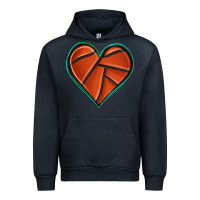 Navy basketball heart Urban Hoodie - texasbilliewilder