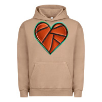 Basketball Heart Urban Hoodie | Teevron