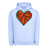 Pigment Grape Ice basketball heart Urban Hoodie - texasbilliewilder