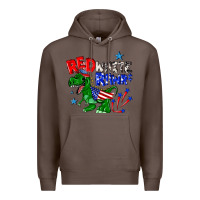 Coffee red white rawr billie wilder Premium Hoodie - texasbilliewilder