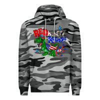 Slate Camo red white rawr billie wilder Premium Hoodie - texasbilliewilder