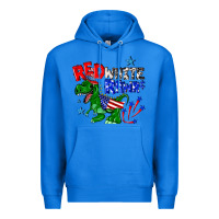 True Royal red white rawr billie wilder Premium Hoodie - texasbilliewilder
