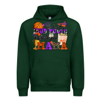 Forest Green somebody's loud mouth basketball mama Urban Hoodie - Zillion Design Studio