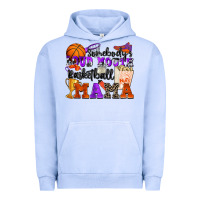 Pigment Grape Ice somebody's loud mouth basketball mama Urban Hoodie - Zillion Design Studio