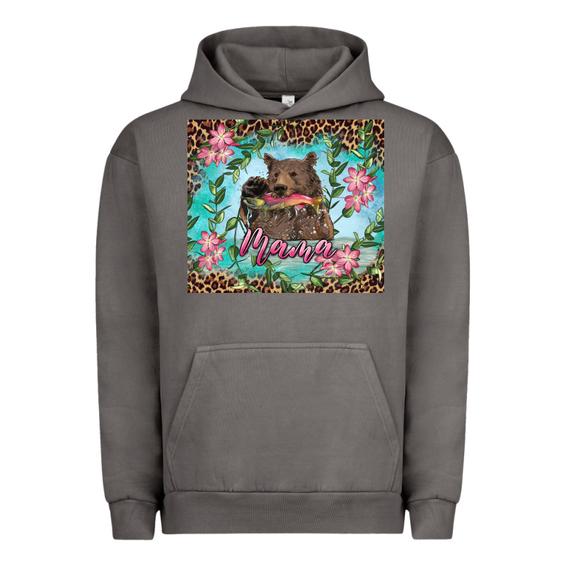 Mama Bear Haunting Fish Floral Urban Hoodie by RanaPortraitStore | Teevron