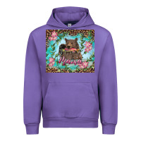 Tulip Mama bear haunting fish floral Urban Hoodie - RanaPortraitStore