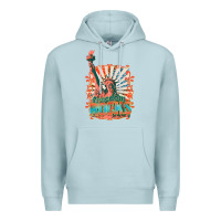 Blue Mist retro freedom rocks billie wilder Premium Hoodie - texasbilliewilder