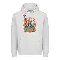 Dove Grey retro freedom rocks billie wilder Premium Hoodie - texasbilliewilder