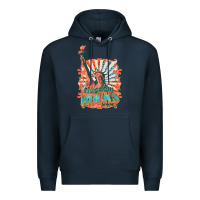 Navy retro freedom rocks billie wilder Premium Hoodie - texasbilliewilder