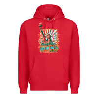 Red retro freedom rocks billie wilder Premium Hoodie - texasbilliewilder