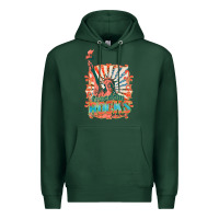 Sports Green retro freedom rocks billie wilder Premium Hoodie - texasbilliewilder