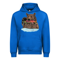 Cobalt mama bear haunting fish Urban Hoodie - RanaPortraitStore