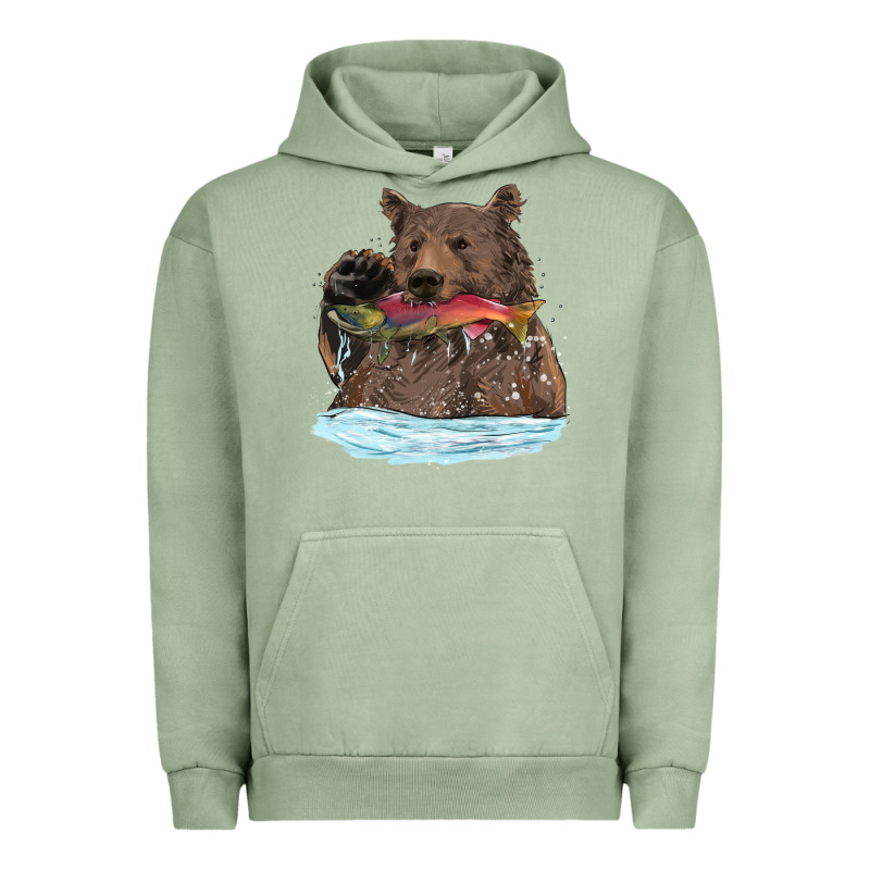 Mama Bear Haunting Fish Urban Hoodie by RanaPortraitStore | Teevron
