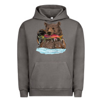 Pigment Tornado mama bear haunting fish Urban Hoodie - RanaPortraitStore