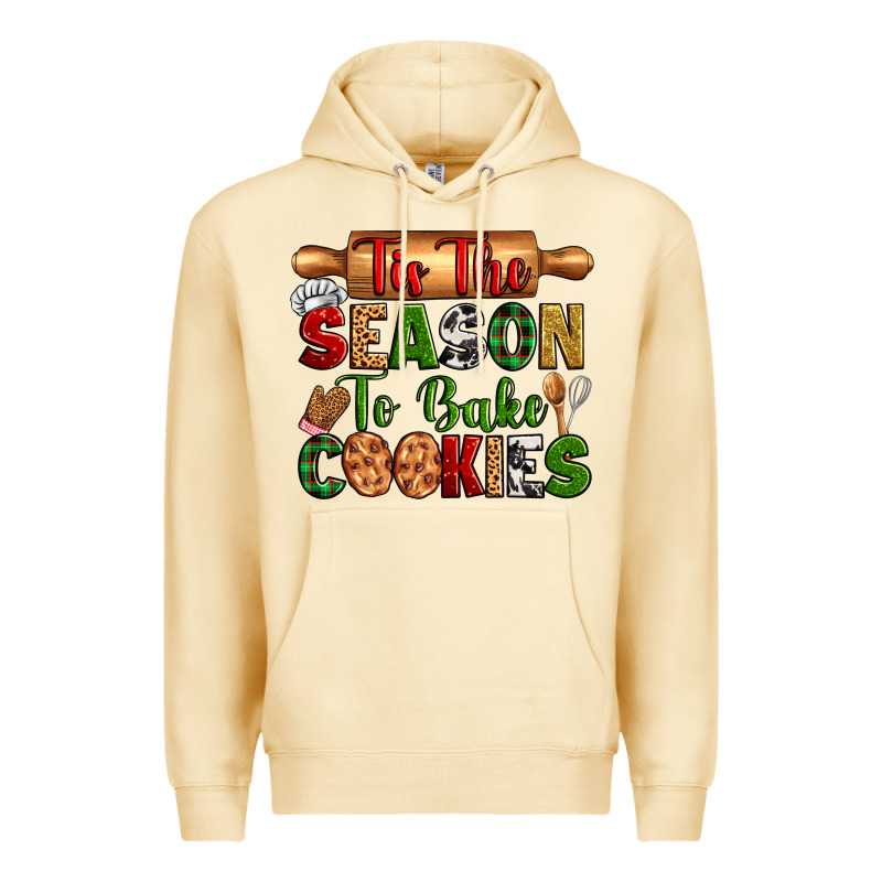 Tis The Season To Bake Cookies Premium Hoodie by Zillion Design Studio | Teevron